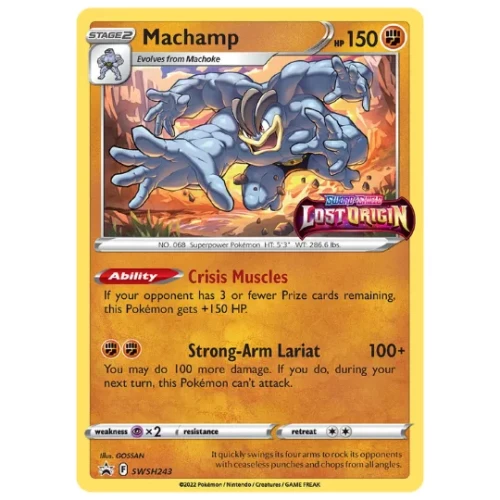 Machamp - SWSH243 (Prerelease) Sealed Deck
